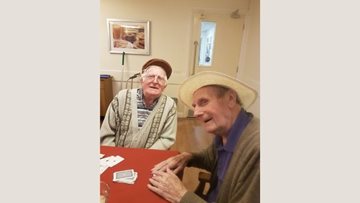 Old friends reunite at Birmingham care home